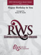 Happy Birthday to You Concert Band sheet music cover